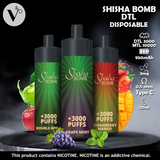 Shisha Bomb Rechargeable Disposables Vape 10,000 Puffs