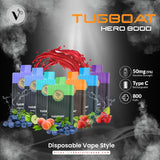 Tugboat  Hero Disposable Vape Pod 8000 Puffs