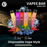 Vapes Bar  Ghost Pro Disposable Vape 3500 Puffs