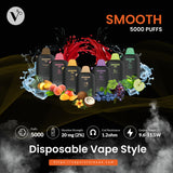 Smooth Disposable Vape Box Pod 5000 Puffs