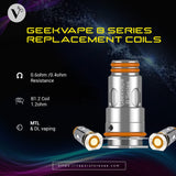 GEEKVAPE B Series Replacement Coils (5PCS/Pack)