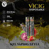 VICIG Disposable Vape Device Pod 1500 Puffs