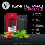 IGNITE V40 Disposable Vape Box 4000 Puffs
