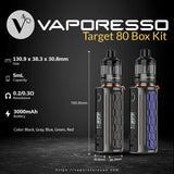 VAPORESSO - Target 80 Box Kit