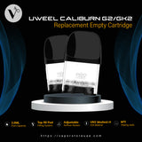 UWEEL Caliburn G2/GK2 Replacement Empty Cartridge (2PCS/Pack)