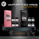 VAPORESSO XROS Replacement Pods (4PCS/PACK)