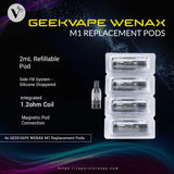 Geekvape Wenax M1 Replacement Pods (4PCS/Pack)