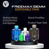 Freemax - GEMM Disposable Tank 5ml