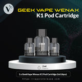 GeekVape Wenax K1 Pod Cartridge (4PCS/PACK)