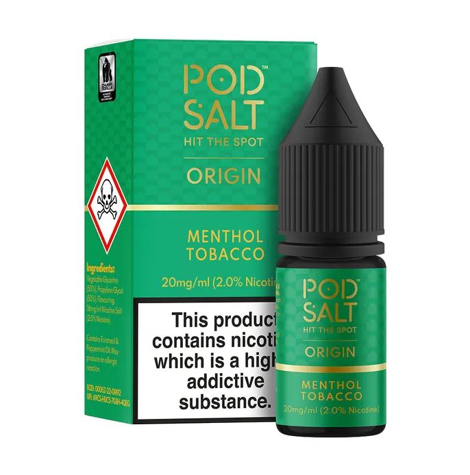Pod Salt Origin - Menthol Tobacco Saltnic